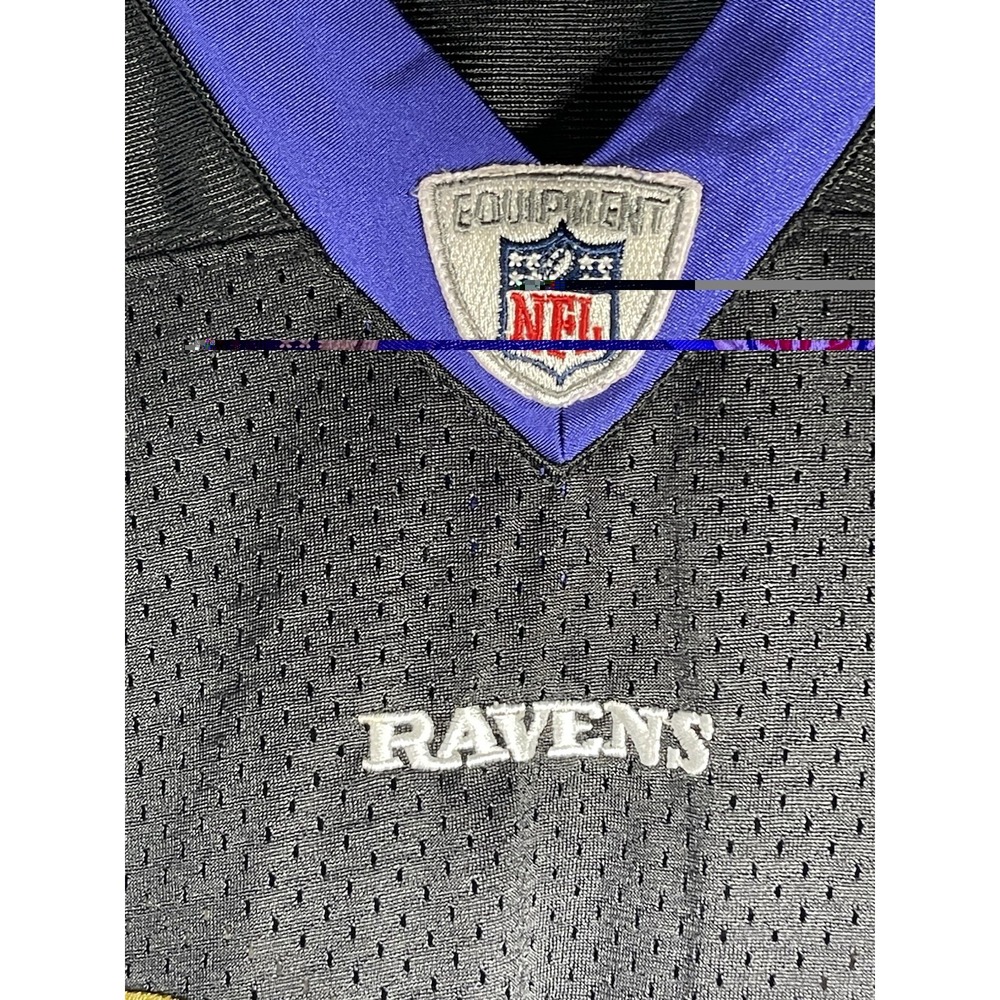 2004-06 STITCH ED REED BALTIMORE RAVENS REEBOK ON-FIELD NFL EQPMNT JERSEY SZ 48 - Picture 5 of 16